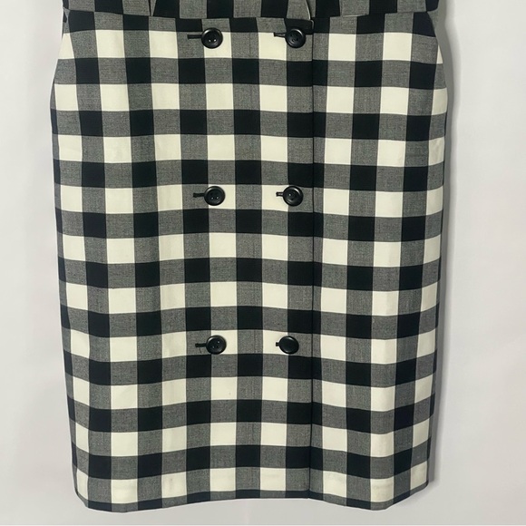 🎊Host Pick 9/27!🎊 1901 Checkered Pinafore plaid dress women’s Size 14 preppy - Picture 6 of 13